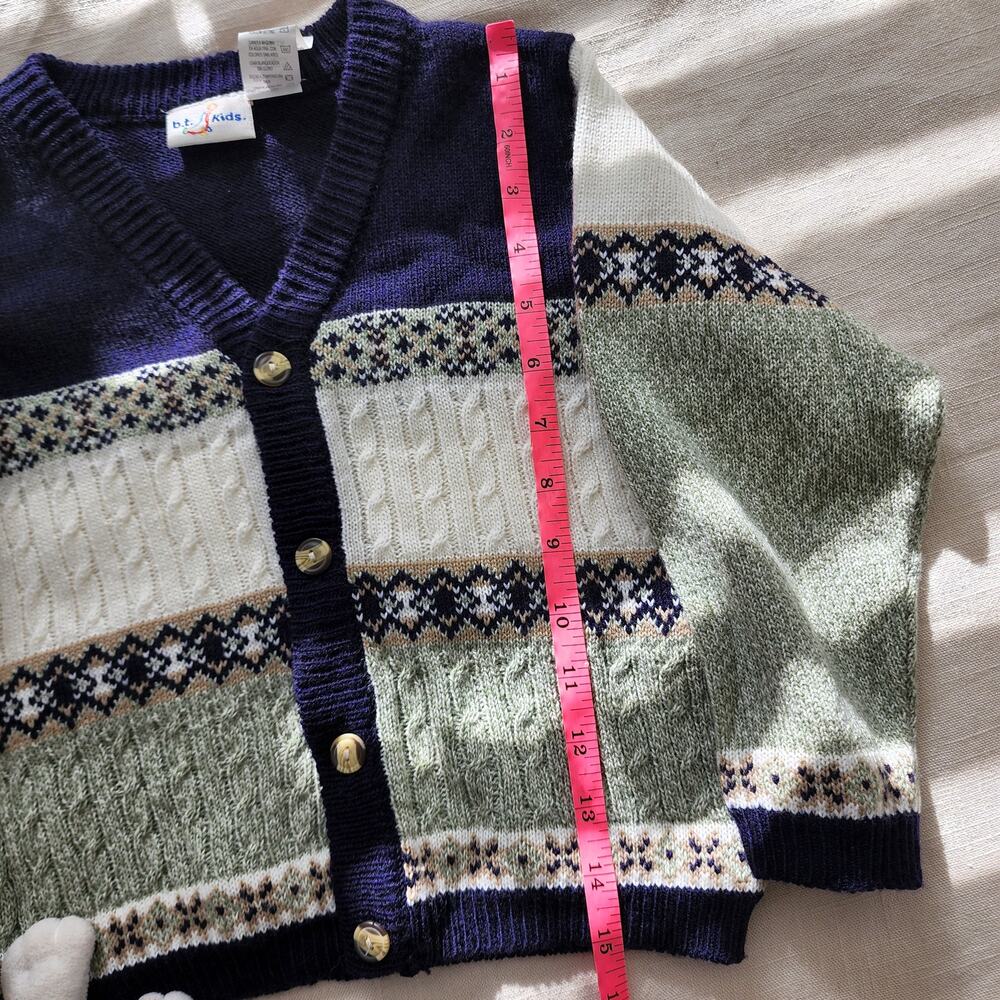 Vintage Knit Cardigan 4t - Picture 4 of 6